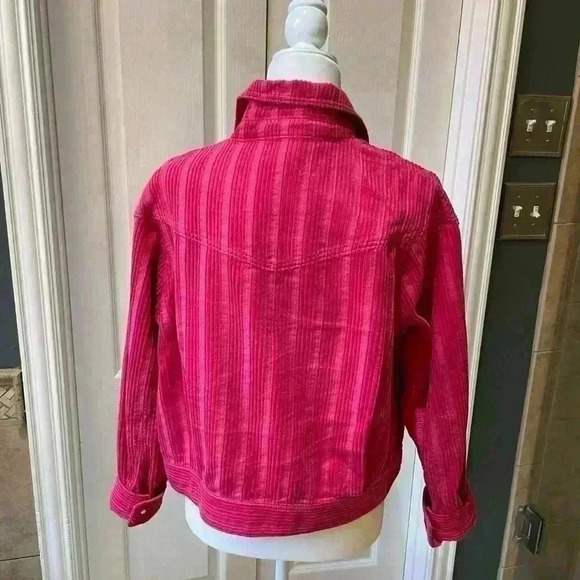 CAbi Pink Corduroy Jacket size S - Picture 3 of 8